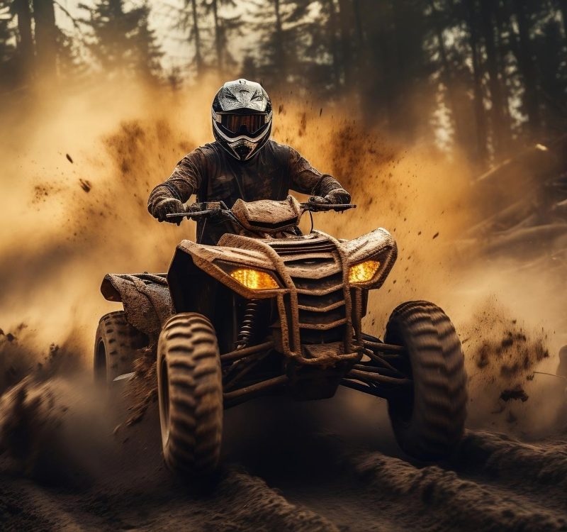 speeding-atv-forest-landscape-generative-ai (1) טרקטורונים